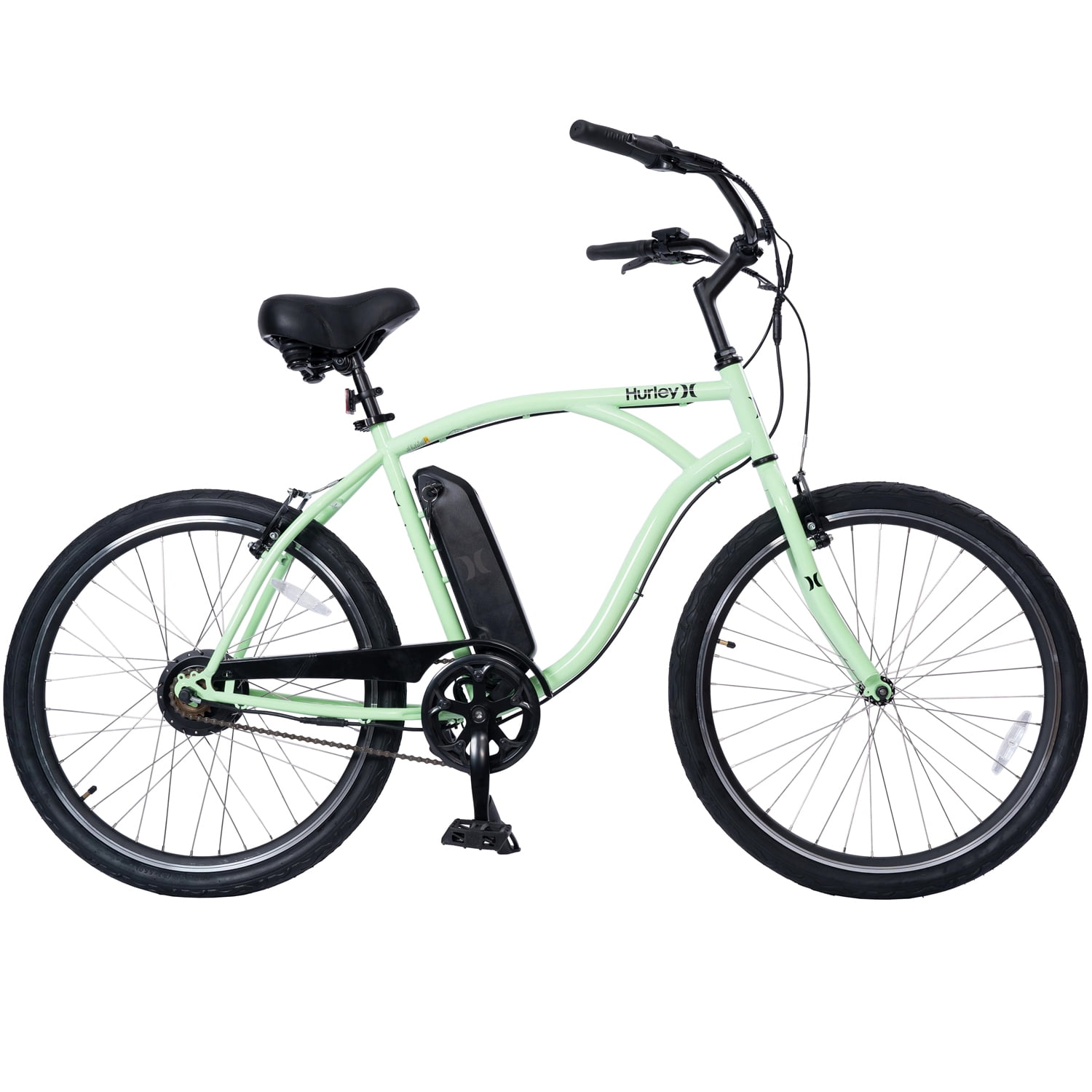 Hurley Layback 26" Electric Bike for Adult Cruiser Bike 350W Motor