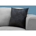 thumbnail image 2 of PILLOW - 18"X 18" / BLACK FEATHERED VELVET / 1PC, 2 of 4