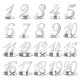 thumbnail image 1 of Números De Mesa Números De Mesa De Boda Números De Mesa De Acrílico Para Boda Números De Mesa Soportes Para Boda, 1 of 5