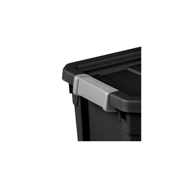 Sterilite Gallon Stacker Tote, Durable Plastic Bin with Latch