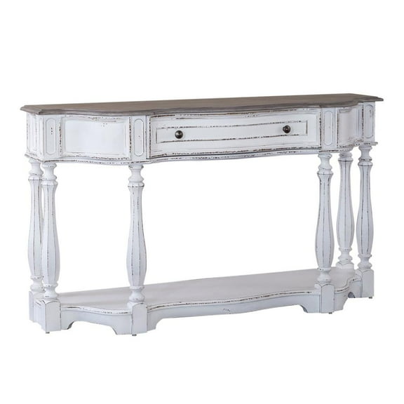 Magnolia Manor 56 Inch Hall Console Table in White