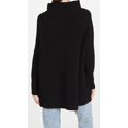 thumbnail image 3 of Free People Womens Ottoman Slouchy Tunic Sweater, Black, Large, 3 of 6
