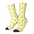 thumbnail image 1 of Fotbe Bananas Calcetas Largas con Estampado para Hombre y Mujer – Calcetas de Compresión Transpirables y Elásticas, Viajar y Uso Diario Talla 5-11, 1 of 6