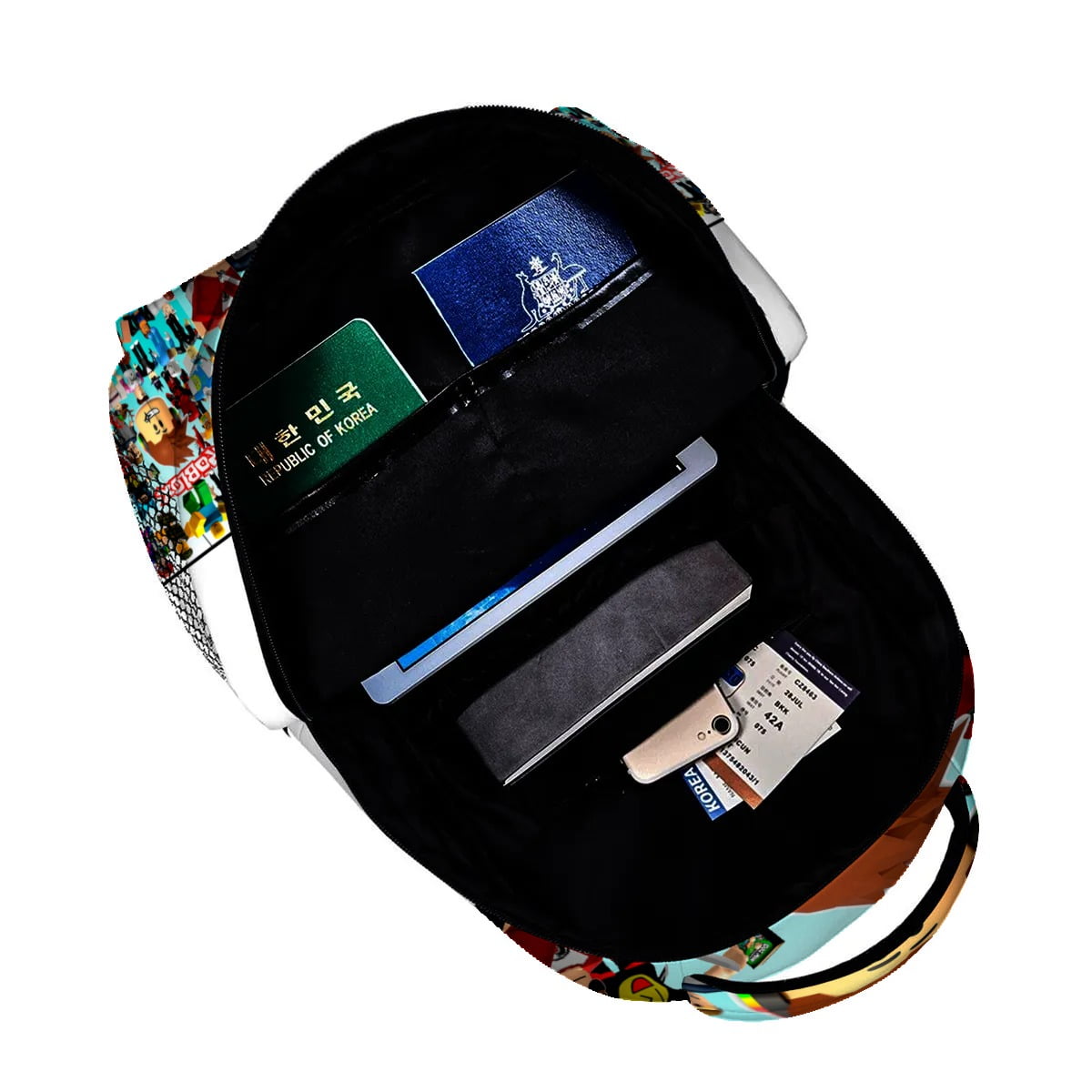 Cartoon Backpack Elementary Primary Middle College,Cute Gaming Schoolbag 22 Inch Large Capacity Gamer Bookbag for Travel Work Hiking