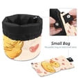 thumbnail image 4 of PhooArto Large Barrel Drawstring Makeup Bag, Cartoon Duck Love Hearts Pattern Travel Cosmetic Bag Portable Make Up Organizer Bag, 4 of 6