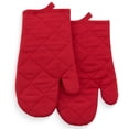 thumbnail image 5 of Mainstays Cotton Kitchen Set: Towels, Dishcloths, Oven Mitts, Potholders, Red, 8 Pieces, 5 of 7