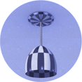 thumbnail image 1 of Ahgly Company Machine Washable Indoor Round Transitional Jeans Blue Area Rugs, 5' Round, 1 of 7