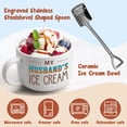 thumbnail image 3 of Cuenco para helado Dishware Bowl YUEYUQIU Husband con pala de 600 ml, 3 of 6