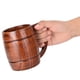 thumbnail image 3 of BRI Tazas de madera puras naturales para beber agua, respetuosas con el medio ambiente, hechas a mano, 3 of 9