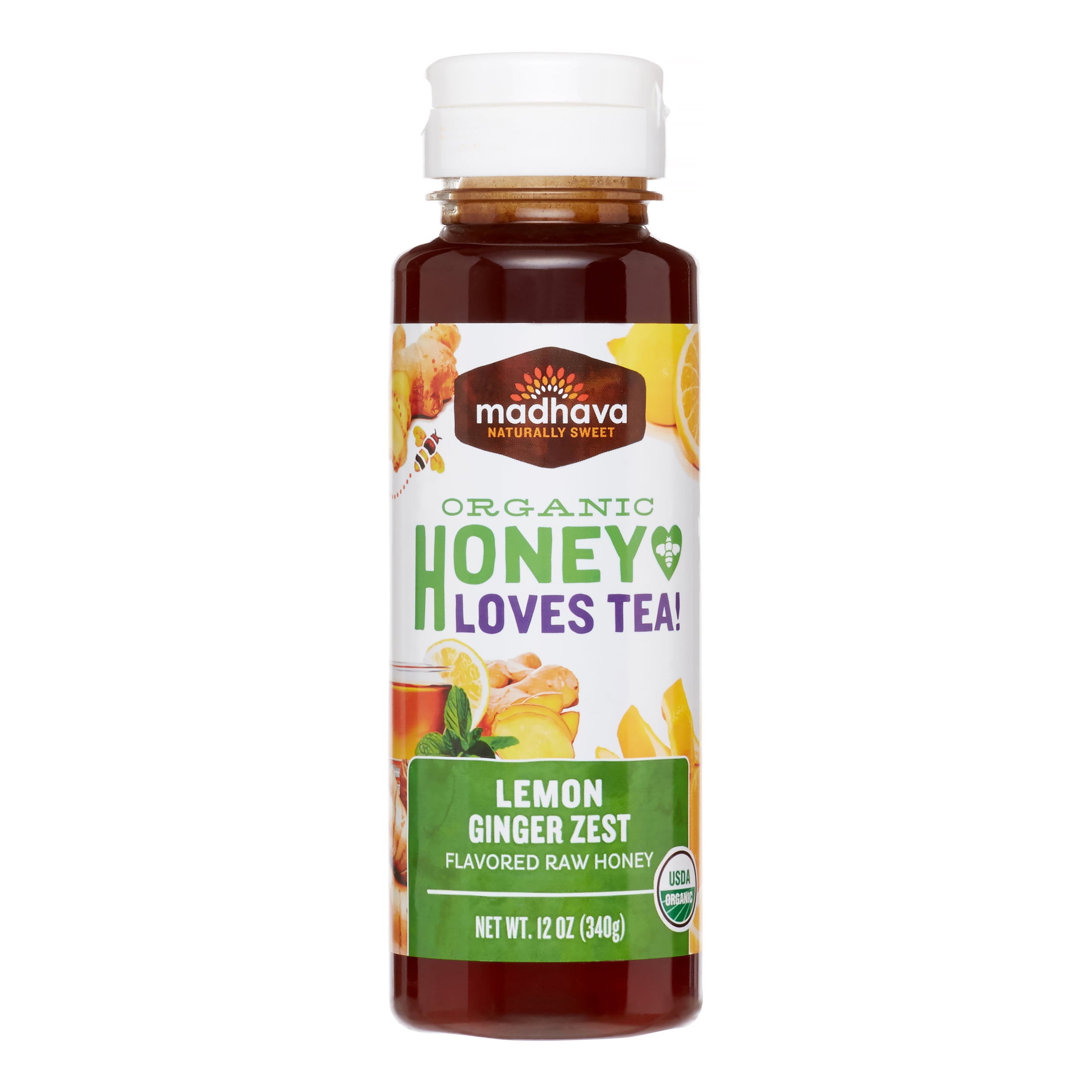 Madhava Organic Honey Lemon Ginger Zest by Madhava Honey
