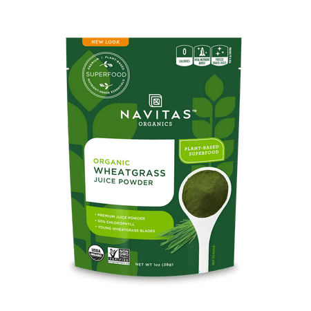 Navitas Organics Wheatgrass Powder, 1oz (Best Wheatgrass Powder In India)