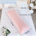 thumbnail image 3 of Body Pillow, Cooling Memory Foam Body Pillows for Adults Sleeping, Long Pillow for Bed, Big Large Firm Full Body Pillow for Side Sleeper, 3 of 11