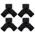 thumbnail image 1 of 4pcs Adjustable Hose Splitter Replacement Garden Hose Splitter Y Type Hose Adapter(US Standard), 1 of 8
