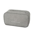thumbnail image 1 of Estuche organizador de ropa interior jinwen neceser portátil 27 cm Gris, 1 of 8