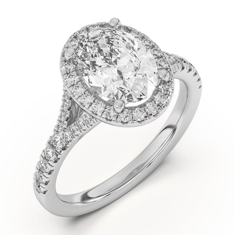 Arise Jewel Ct Oval Cut Lab Created Diamond Engagement Ring