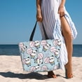 thumbnail image 6 of Balery Cute Panda Bear Beach Travel Bag - Water-Resistant, Large Capacity Lightweight Tote with 7 Pockets for Women and Men - Perfect for Beach, Pool, Gym, and Travel, 6 of 7