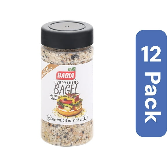 Badia Everything Bagel Seasoning 5.5 oz (Pack Of 12)