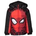 thumbnail image 4 of Chaqueta acolchada Marvel Spider-Man rojo/negro para niños de 5 a 6 años, 4 of 8