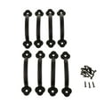 thumbnail image 2 of 8x CLASSIC CABINET KNOBS DOOR HANDLES KITCHEN CUPBOARD DRAWER HARDWARE 102MM FITS VARIOUS SMALL DOORS - Black, 2 of 9