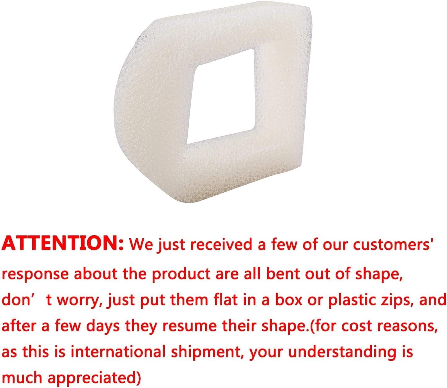 Pet Replacement Foam Filter for Dog and Cat Water Fountains Compatible with Drinkwell Stainless Steel 360, Lotus, Avalon, and Pagoda (Pack of 18)