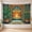 B, variant on XaaKee Tapestry For Bedroom, Retro Keyhole Arch Banana Leaf Geometric Rays, High-Quality Polyester Large Tapestry, 60x40Inch