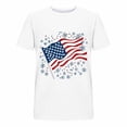 thumbnail image 5 of MuXiKeJi Clothes 250 Anniversary USA Shirt for Women Retro Statue of Liberty Pullover Top Casual Short-Sleeved Patriotic Shirt, 5 of 5