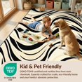 thumbnail image 4 of Design&I 2'x3' Washable Doormat Ultra-Thin & Non-Slip Skid-Resistant Abstract Monochrome Flow Lightweight Contemporary Minimalist for Entryway, Indoor, 4 of 7