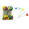 thumbnail image 1 of 100Pcs en Plastique Tête Plate Quilting Couleur Mixte DIY Aiguilles à Coudre Type 3, 1 of 9