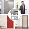 thumbnail image 3 of Minkissy 1Pack Security Window Locks Stainless Steel for Home Security Simple Structure 1.7x1.8x1.2in, 3 of 5