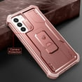 thumbnail image 2 of Dexnor for Samsung Galaxy S21 FE Case, [Built in Screen Protector and Kickstand] Heavy Duty Military Grade Protection Shockproof Protective Cover for Samsung Galaxy S21 FE 5G, 6.4 inch Rose Gold, 2 of 6