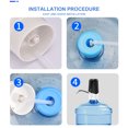 thumbnail image 4 of 1 paquete de bomba de agua para botella de 5 galones, dispensador de botella de agua con carga USB con interruptor, ajuste universal para el hogar, cocina, oficina y exteriores, 4 of 7