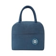 thumbnail image 2 of Portable Lunchbox Bag Cartoon Cooler Lunch Bag Thermal Breakfast Organizer Kitchen Storage Kitchen Utensils Organizer 2023 Navy, 2 of 6