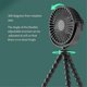 thumbnail image 3 of Small Fan Portable Mini Octopus Fan Handheld Desktop USB Quiet Fan for Outdoor Camping, 3 of 5