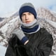 thumbnail image 4 of Conjunto de gorro, bufanda y guantes de invierno para pantalla táctil para hombres y mujeres, 4 of 5