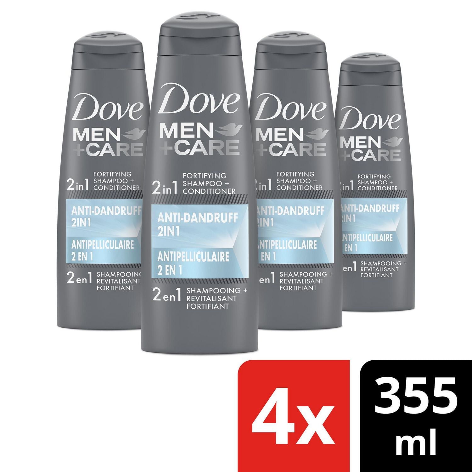Paquet de valeur Shampooing et Revitalisant Fortifiant Dove Men Care
