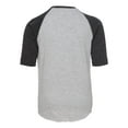 thumbnail image 3 of Lat Youth Baseball Fine Jersey Three-Quarter Sleeve Tee, 3 of 5