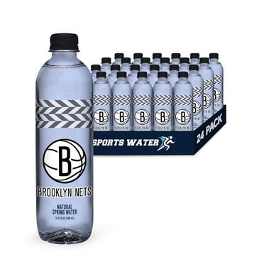 Sports Water Brooklyn Nets PET Water Bottle, Bottled Water, 24 x 16.9 oz