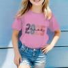 thumbnail image 2 of Fourth of July Toddler Girl Short Sleeve Graphic T-Shirt Children's Casual Fashion Graduation Season Printed Round Neck Short Sleeved T Shirt (3 13 Years Old) Cute Tops for Girls 10-12 Not Cropped, 2 of 2