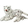 Plush Jumbo Realistic White Tigers Case Pack 2