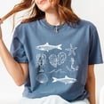 thumbnail image 2 of Fisherman Collage - Women's Garment Dyed Graphic T-Shirt, 2 of 12