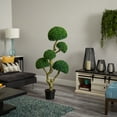 thumbnail image 4 of Nearly Natural 5ft. Five Head Boxwood Artificial Tree, UV Resistant (Indoor/Outdoor), 4 of 5