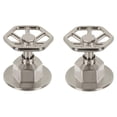 thumbnail image 1 of Juego de 2 manerales para regadera, volante, satín, Tubig Foset TBMR-61N, 1 of 2