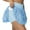 Blue, variant on FFzzwan Women's High Waisted Quick-Dry Tennis Skirt with Built-in Shorts Pockets Summer 2025 Yoga Running Skorts for Athletic Workout