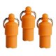 thumbnail image 2 of Tubo de identificación de perro Yuyangstore 3 uds Naranja, 2 of 8