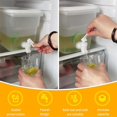 thumbnail image 4 of Clearance! Under $10 2Pcs Plastic Water Dispensers Fridge Liquid Dispenser Drink Dispenser with Tap Iced Beverage Dispensers for Milk Ice Tea Cocktail, 4 of 8
