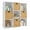 White, variant on TrumanPick Stackable 8 Cube Storage Organizer - Wood Cube Shelf Fits Cubby Bins, Cubicle Bookshelf with Open Shelves & Anti-Tipping Kits for Living Room, Home Office, Black