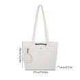 thumbnail image 4 of Bolsa bandolera para mujer Nylon duradero de alta capacidad para el ocio diario (blanco) Ndcxsfigh Para Estrenar, 4 of 9