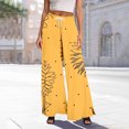 thumbnail image 1 of WILLBEST Pantalones Casuales para Mujer, Holgados, de Pierna Recta, Cómodos, con Cintura Elástica, para Uso Diario, Moda de Primavera y Verano. Extra Grande, 1 of 5