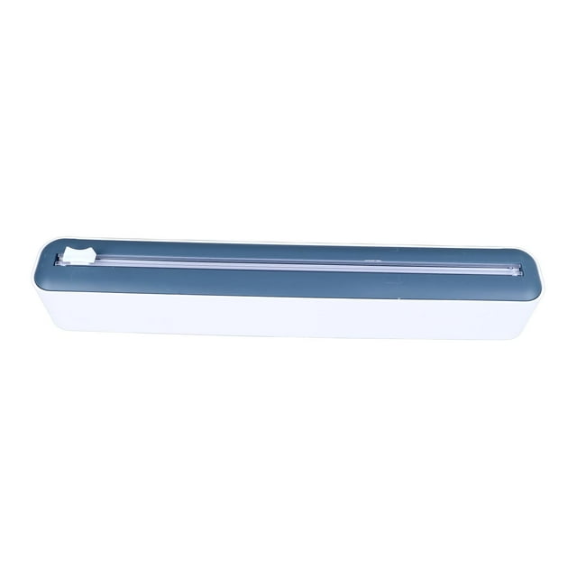 Film Wrapping Machine, Reusable Aluminum Foil Cling Film Dispenser with Cutter Adjustable Size Food Cling Wrap Film Cutter Tool Manual Wrap Dispenser for Kitchen Storage