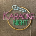 thumbnail image 4 of Handmadetneonsign Karaoke Night Neon Sign, Microphone Wall Art Decor, Music Studio Wall Decor, 4 of 4